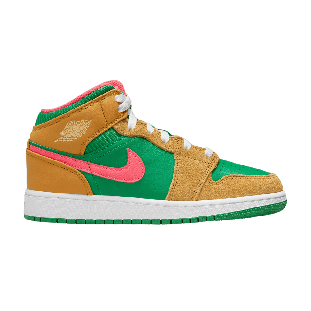 Jordan 1 Mid SE Chutney Lucky Green (GS)