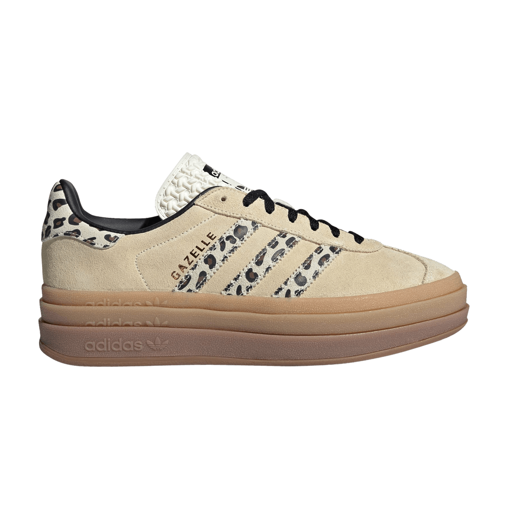 adidas Gazelle Bold Cream Black Leopard (Women's)
