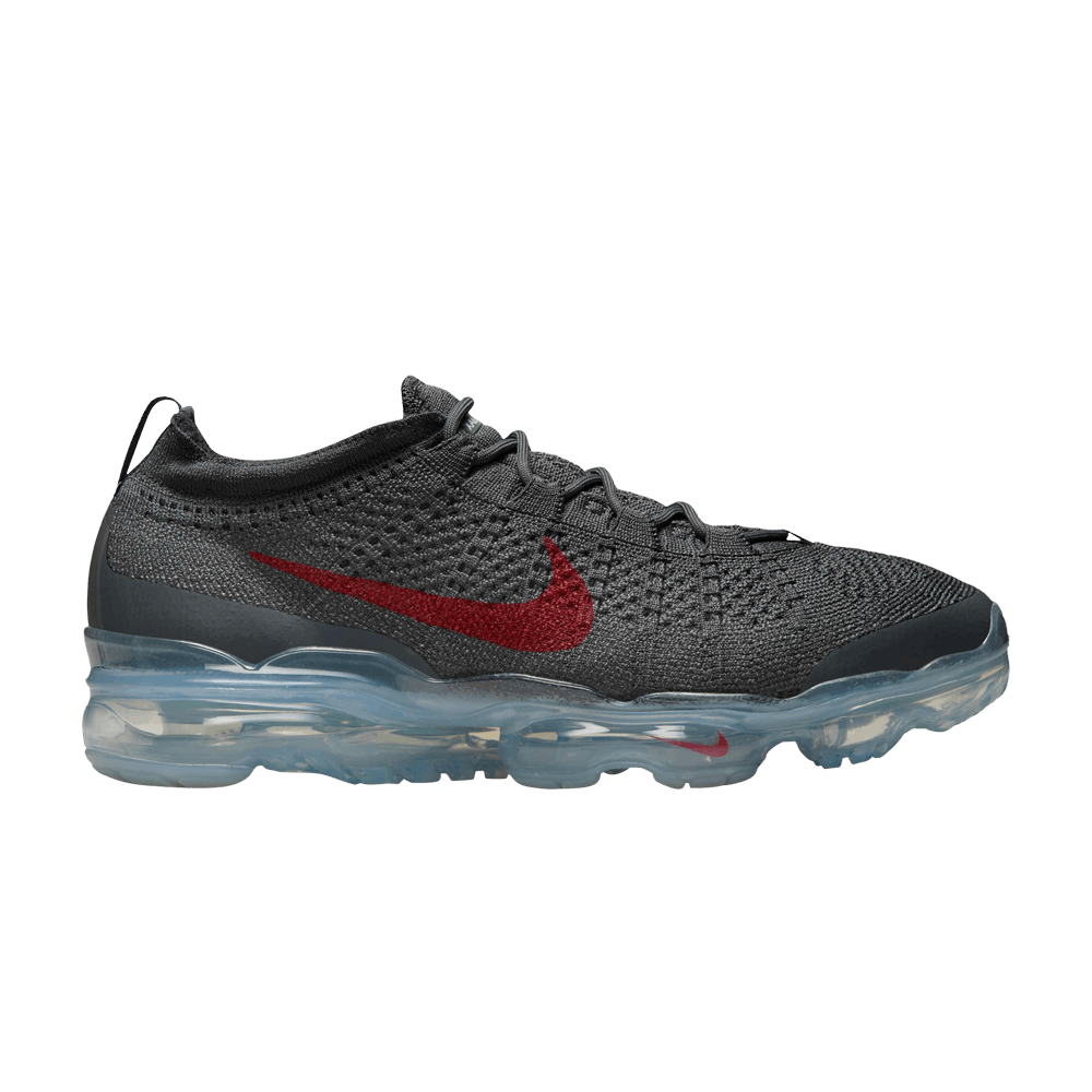 Nike Air VaporMax 2023 Flyknit Dark Grey Gym Red