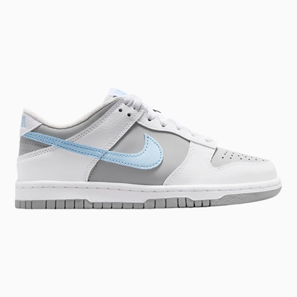 Nike Dunk Low White/Celestine Blue-Lt Smoke Grey