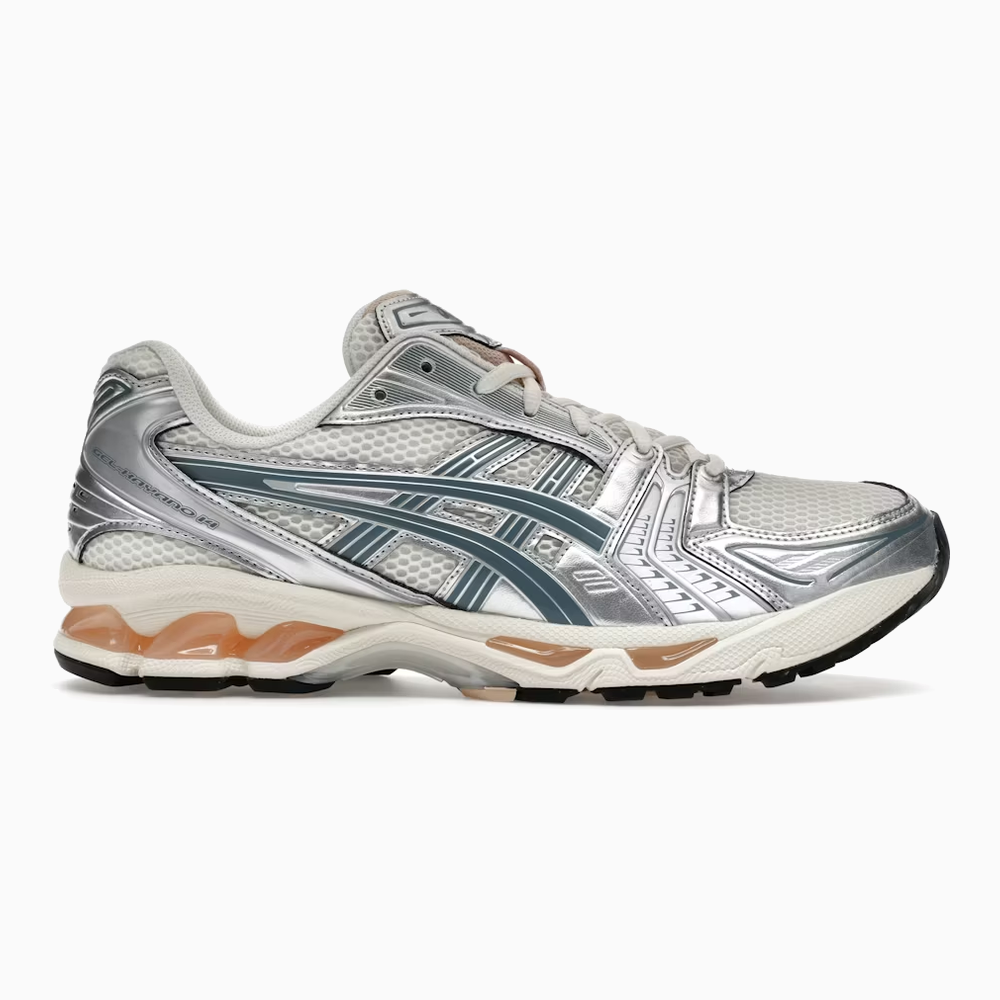 ASICS Gel-Kayano 14 Birch Pure Silver Teal Gold