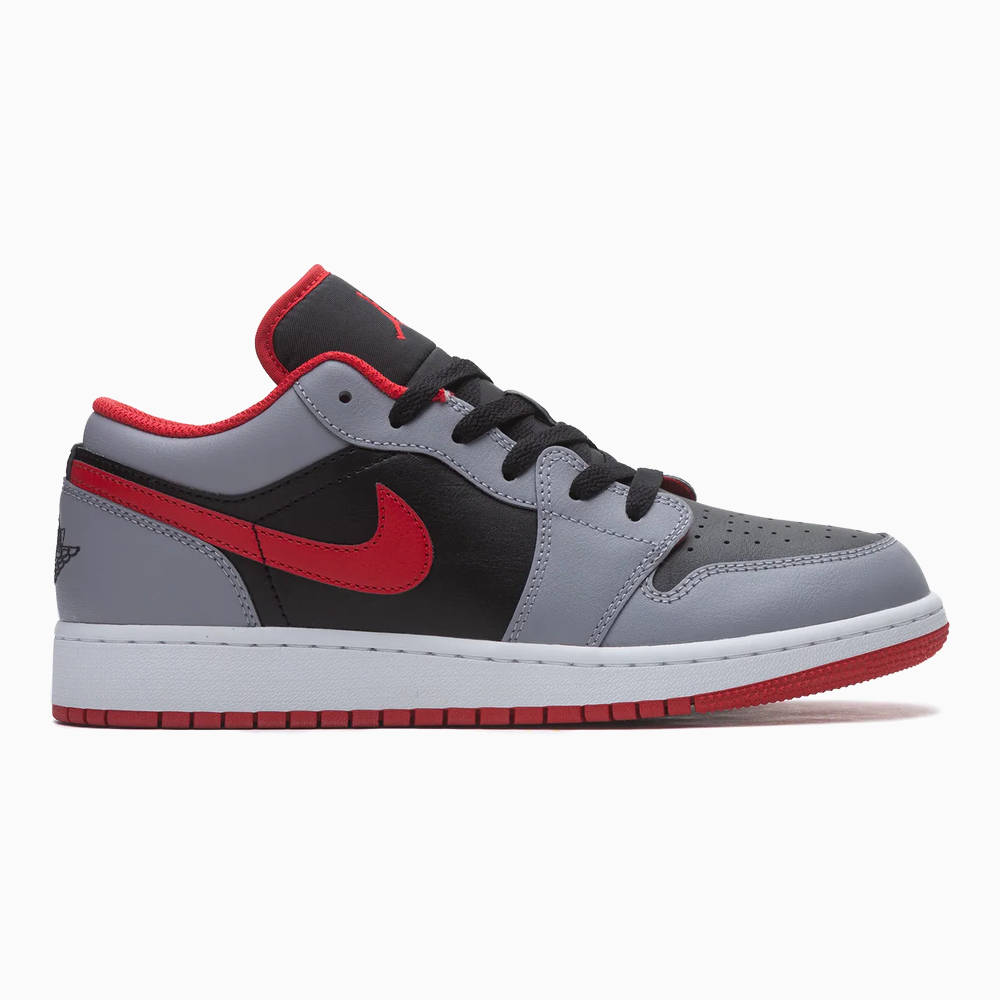 Jordan Brand Air Jordan 1 Low (GS) "Cement Grey Fire Red"
