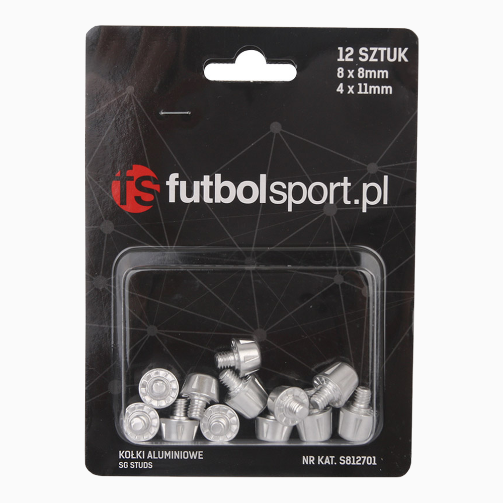 Futbolsport aluminiowe 8x8mm + 4x11mm