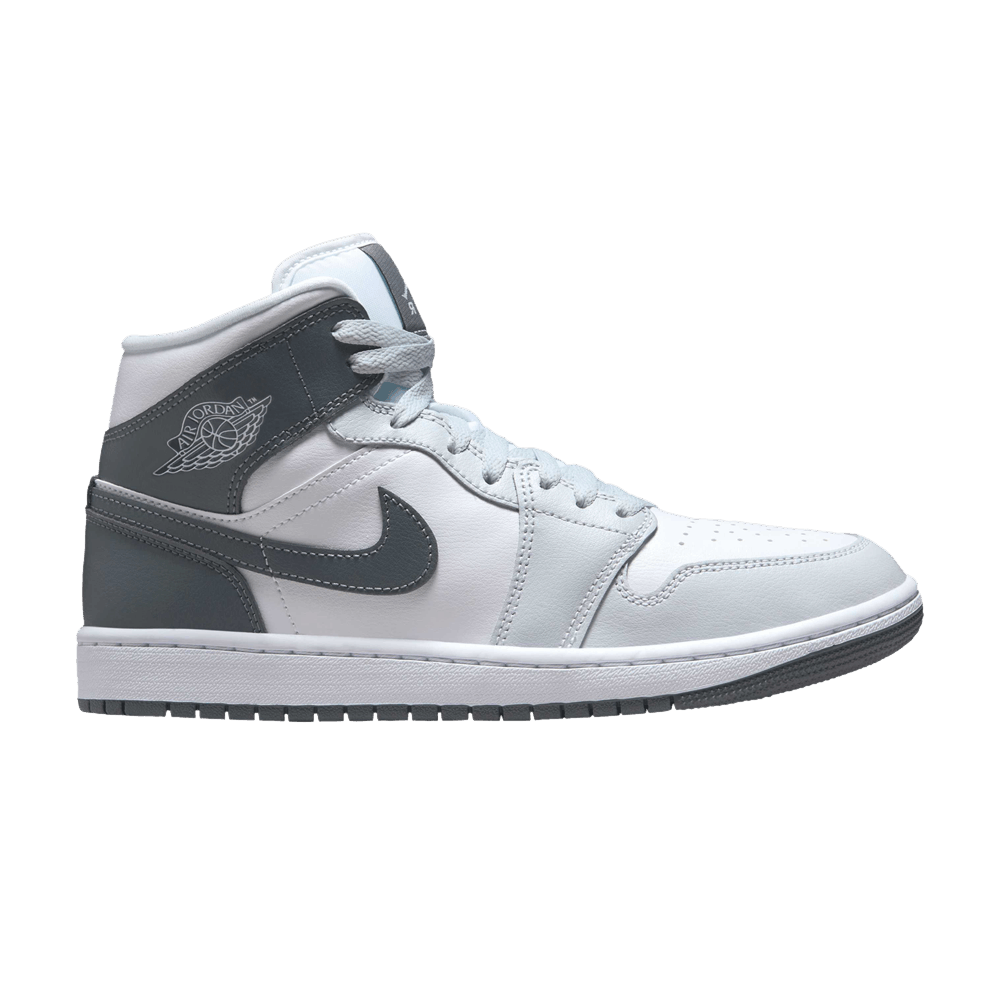 Jordan 1 Mid White Smoke Grey (Women's)