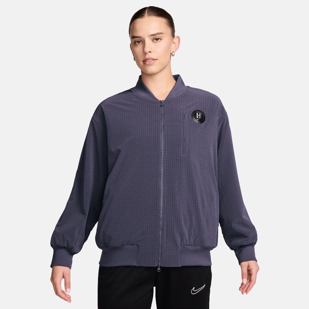 Sabrina Reversible Basketball Jacket Dark Raisin/Light Violet Ore/Washed Coral