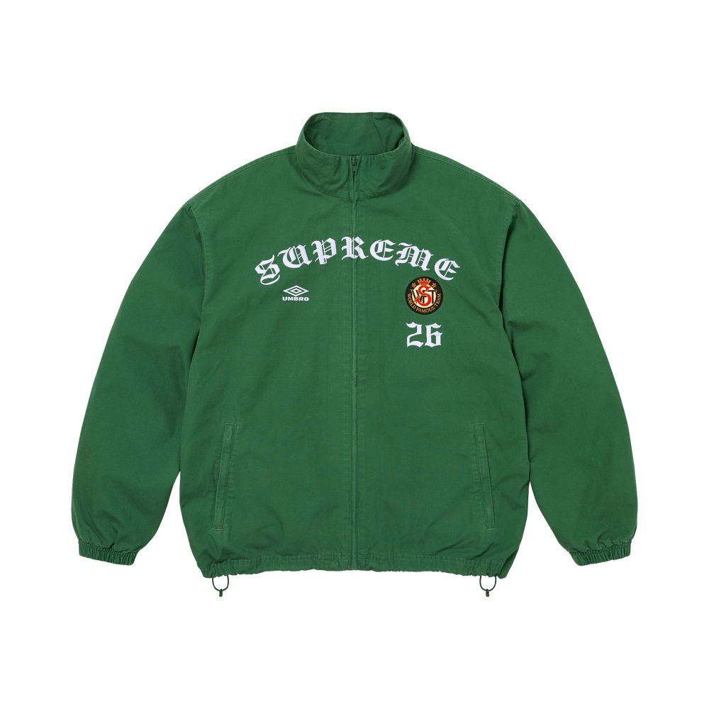 Supreme x Umbro Cotton Ripstop Track Jacket 'Green'
