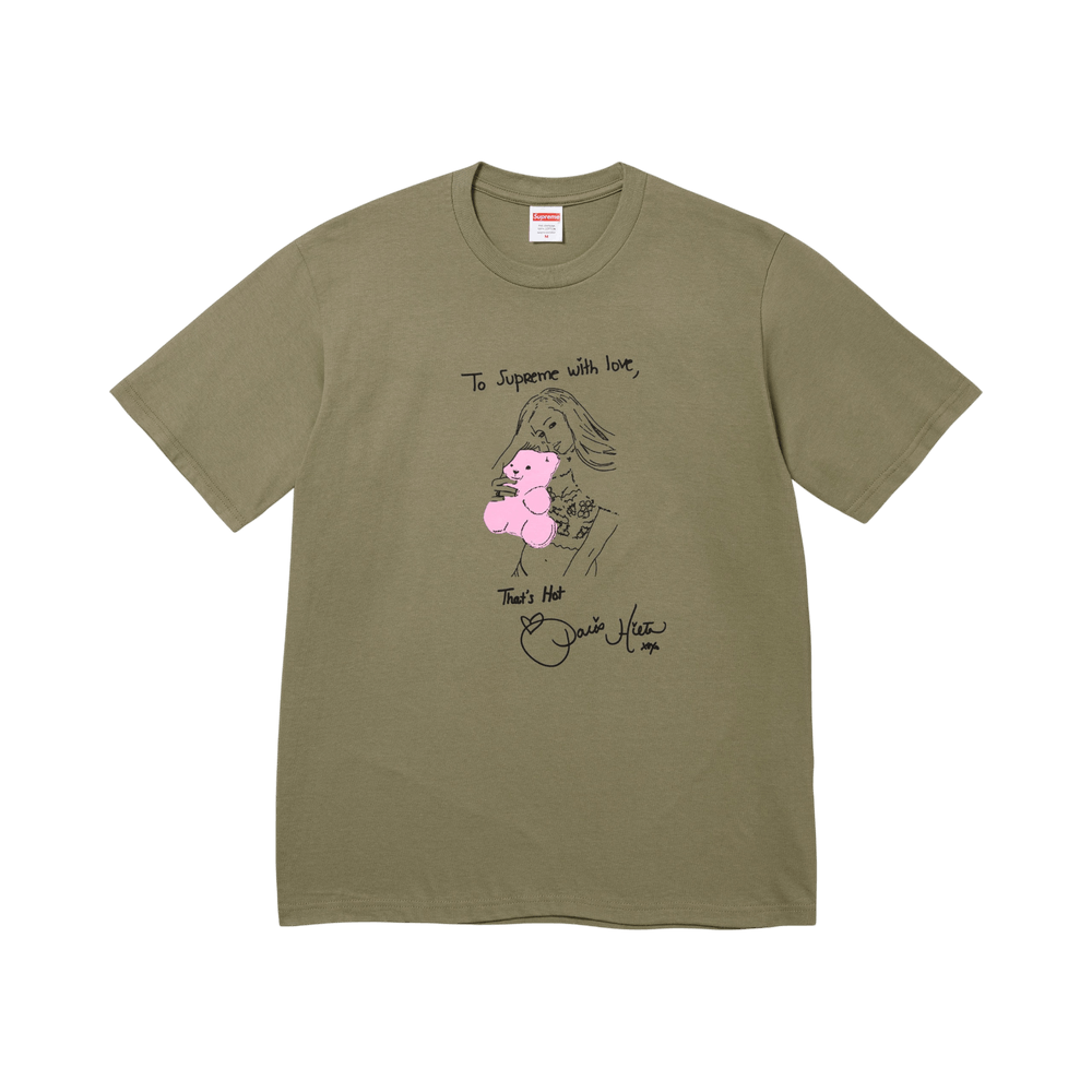 Supreme Paris Tee 'Light Olive'