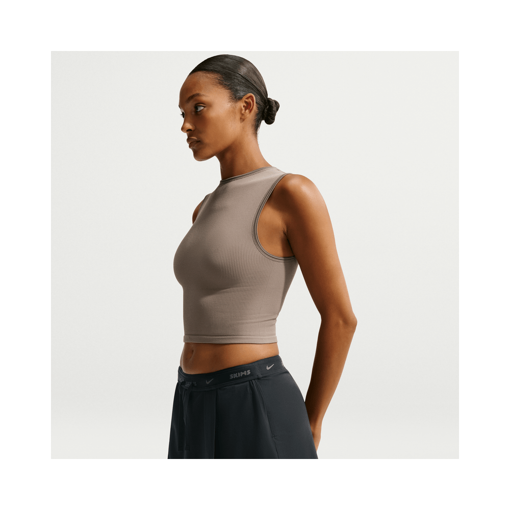 NikeSKIMS Stretch Nylon Women's Skort NSKM Obsidian/Olive Grey/Olive Grey