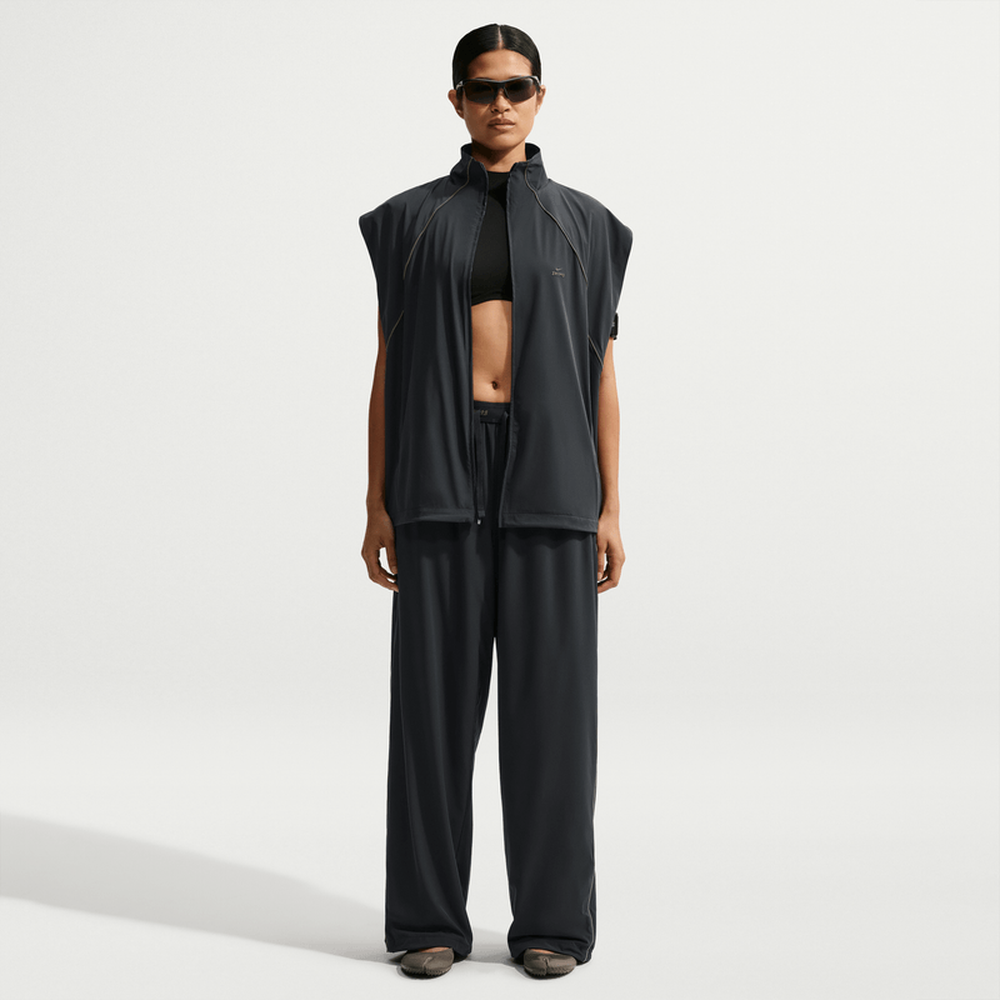 NikeSKIMS Stretch Nylon Women's Oversized Trousers NSKM Obsidian/Olive Grey/Olive Grey