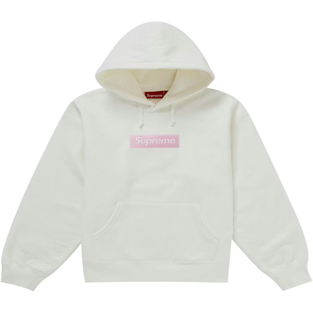 Supreme Box Logo Hooded Sweatshirt (FW25) White
