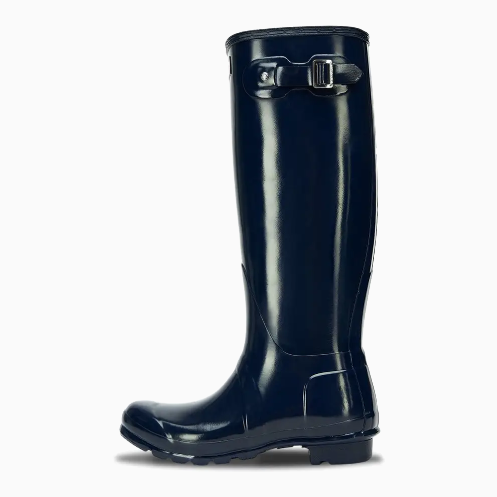 Hunter Gloss Tall Boots W "Navy Blue"