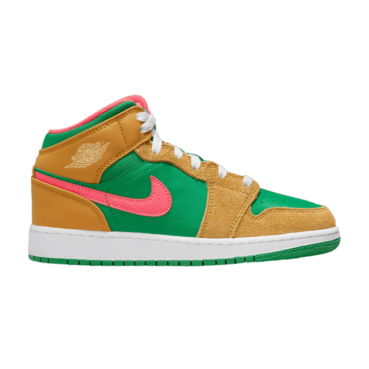 Jordan 1 Mid SE Chutney Lucky Green (GS)