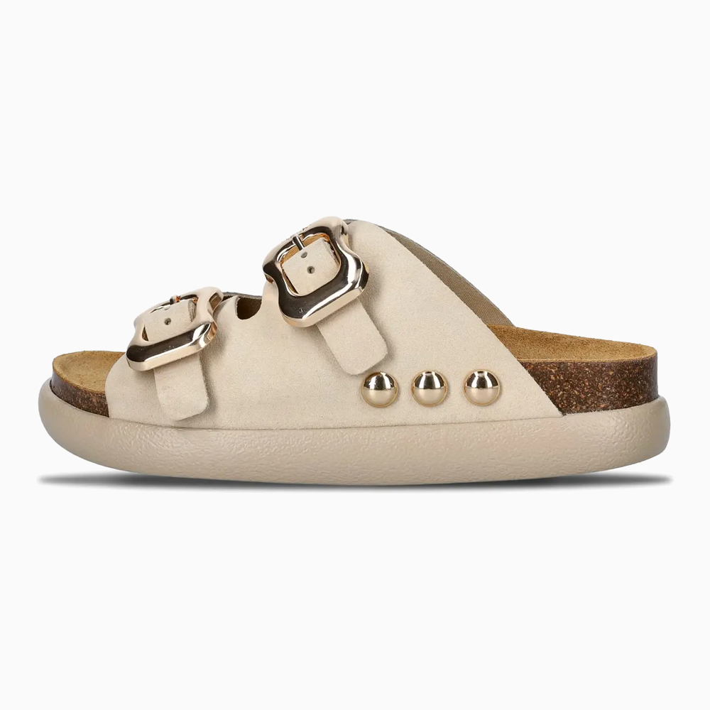 Scholl Flora 2 Straps W "Chunky Leasure Off White"