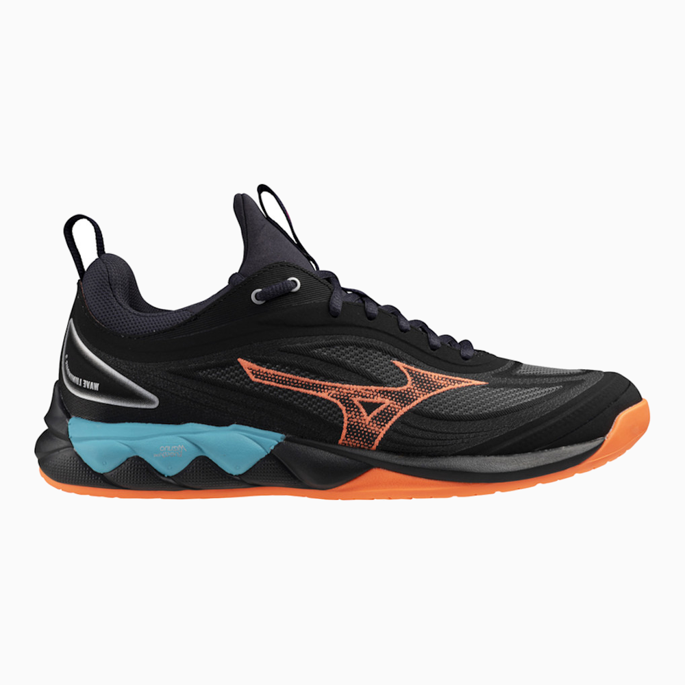 Mizuno Wave Luminous 3(U) / Black/Neon Flame/Peacock Blue