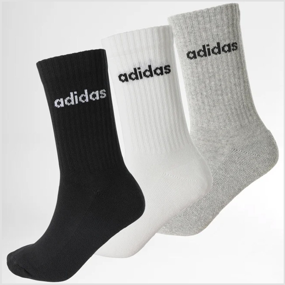 Skarpety adidas Linear Crew Cushioned 3PP