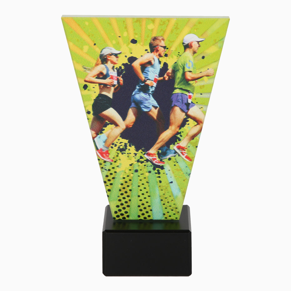 Trofeum szklane biegi