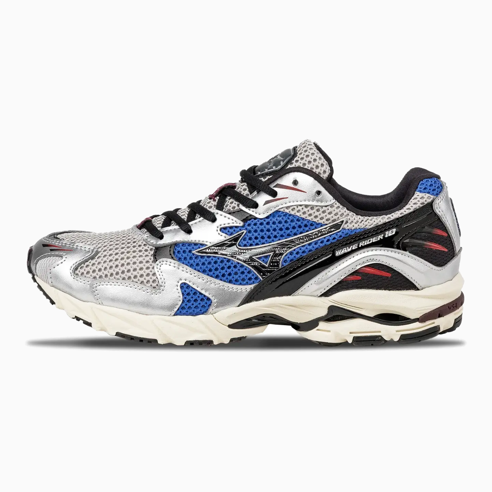 Mizuno Wave Rider 10 "Harbor Mist Black Dazzling Blue"