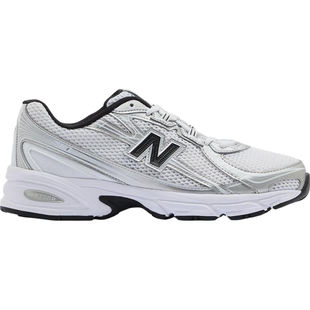 New Balance 740 White Silver Metallic Navy 