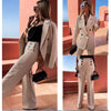 Completo giacca e pantalone a righe